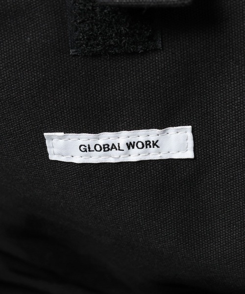 GLOBAL WORK（グローバルワーク） トートバッグ キャンバスZIPトート