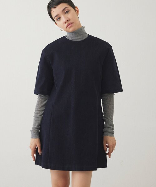 THE PAUSE ニット セーター 「THE PAUSE」リブハイネックプルオーバー