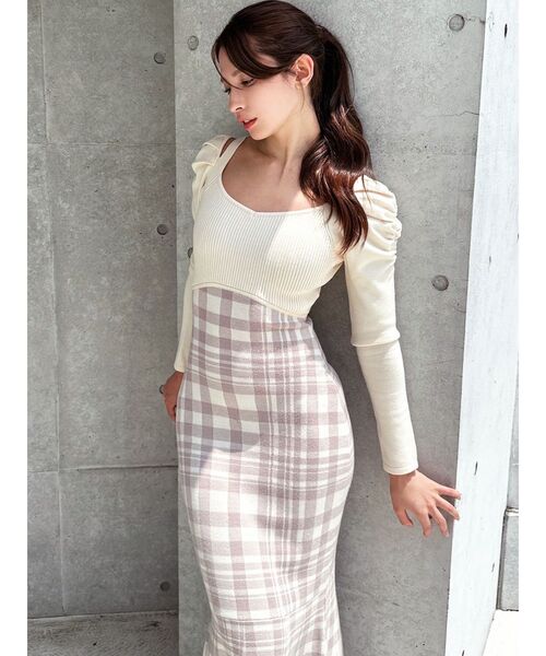 RESEXXY（リゼクシー） ワンピース ショルダーオープンマーメイド