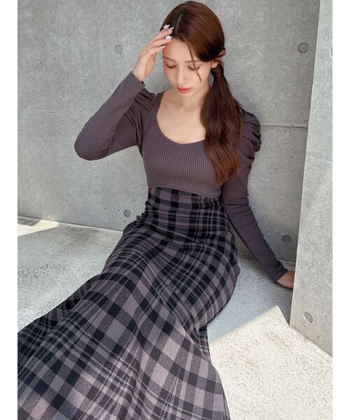 RESEXXY（リゼクシー） ワンピース ショルダーオープンマーメイド