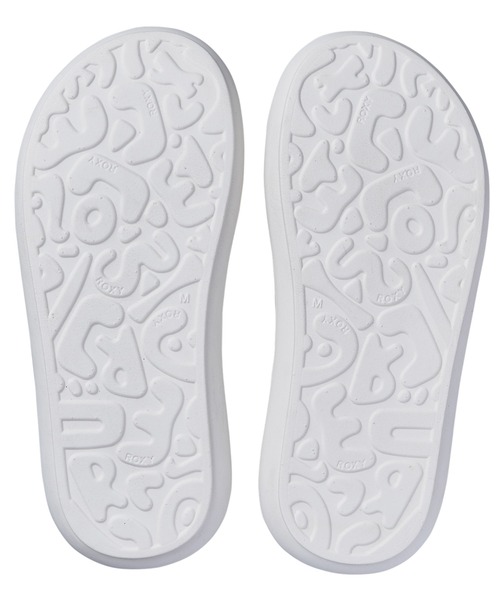 「ROXY」 ビーチサンダル MEDIUM ブラック レディース_画像3