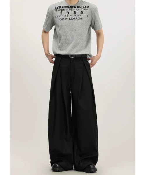 Otte パンツ フロントタックカーブシルエットパンツ メンズ レディース