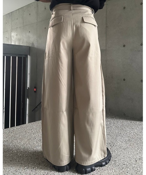 Otte パンツ フロントタックカーブシルエットパンツ メンズ レディース