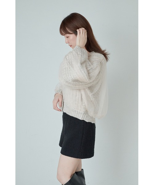 STONE グレー カーディガン M スナイデルニット SNIDEL 「SNIDEL