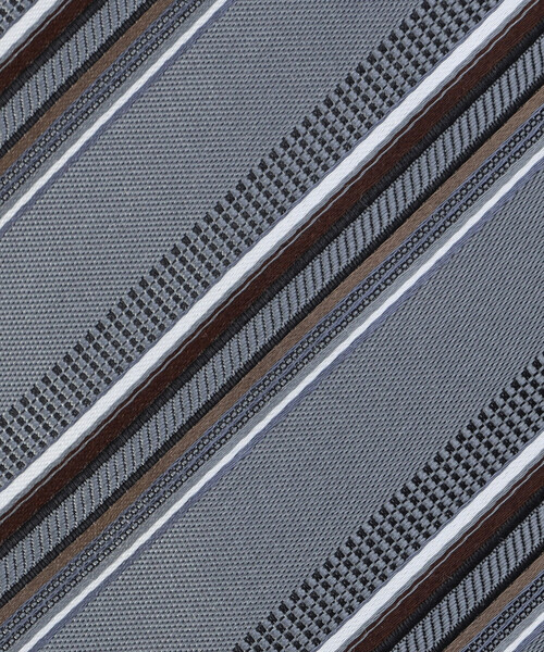 COMME CA MEN（コムサメン） ネクタイ レジメンタルストライプ タイ