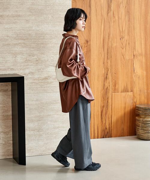 FREAK'S STORE（フリークスストア） ブラウス シャツ チンツ加工 光沢