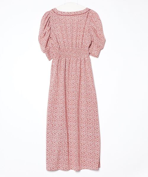 「dazzlin」 半袖ワンピース MEDIUM レッド レディース_画像2