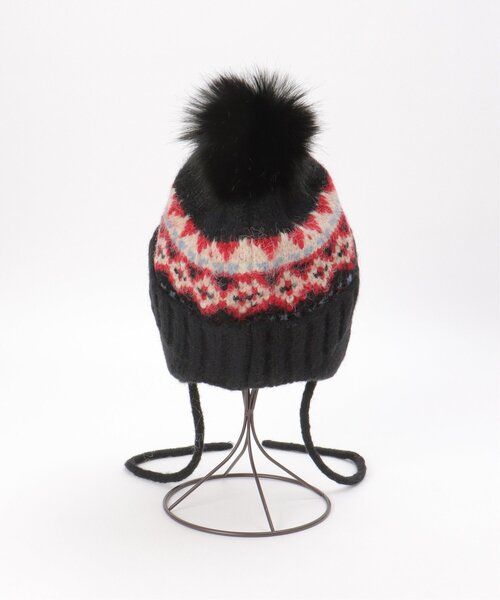 VENCE EXCHANGE ニット帽 ニットキャップ ノルディック柄ニット帽