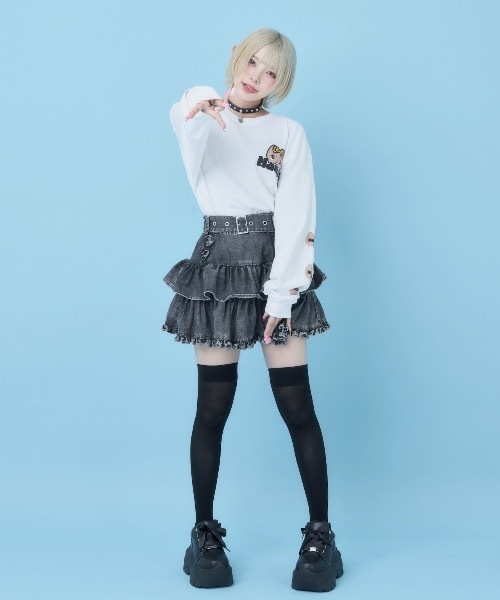 Hauls tシャツ ギャル吉BIGロンTEE レディース メンズ : ZOZOTOWN