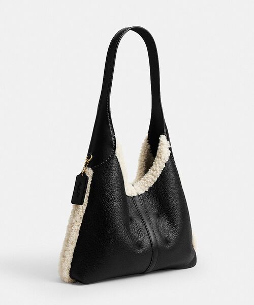 【未使用】coach ショルダーバッグ オールレザー 黒 斜め掛け フリンジ COACH（コーチ） ショルダーバッグ バッグ ブルックリン ショルダー