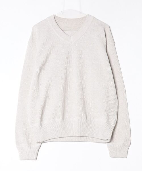 crepuscul オーバーサイズヘビーニット crepuscule（クレプスキュール） 長袖ニット X-LARGE オフホワイト