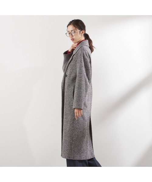 SUIT SELECT コート チェスターコート ダブルブレストロングチェスター