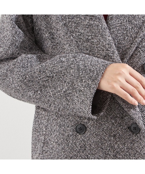 SUIT SELECT コート チェスターコート ダブルブレストロングチェスター