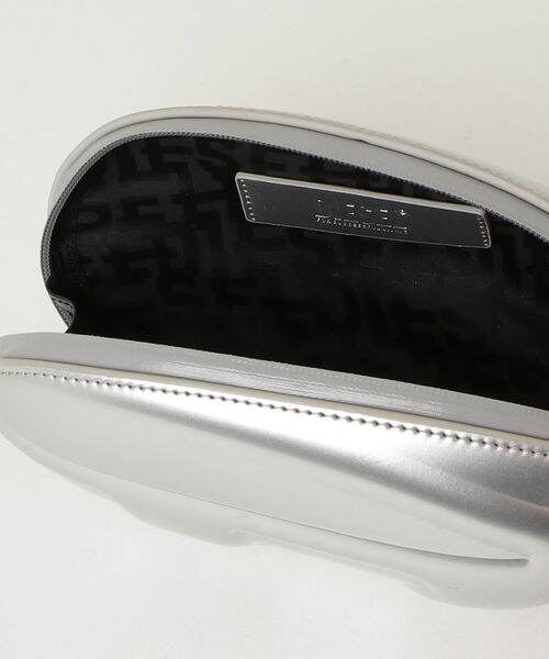 DIESEL（ディーゼル） クラッチバッグ UNI シルバー レディース