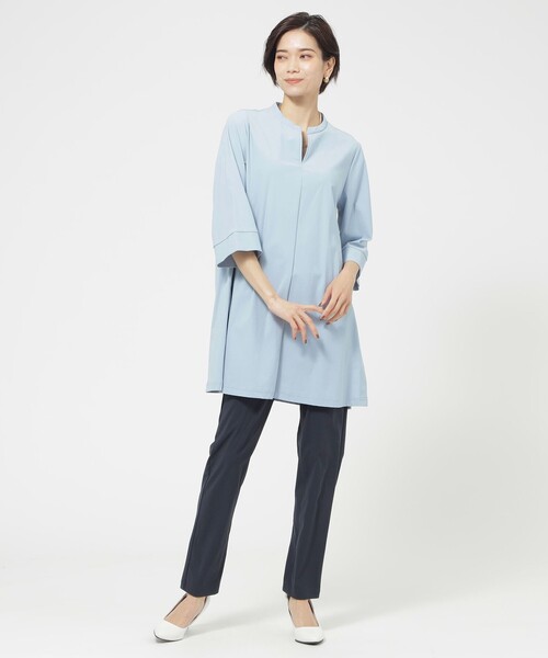 「EVEX by KRIZIA」 7分袖カットソー 42 ブルー系その他2 レディース_画像5