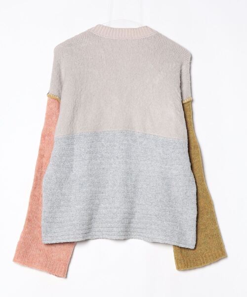 「KBF」 長袖ニット ONE ベージュ レディース_画像2