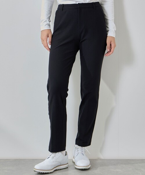 パンツ ハイテンションストレートスリムパンツ レディース