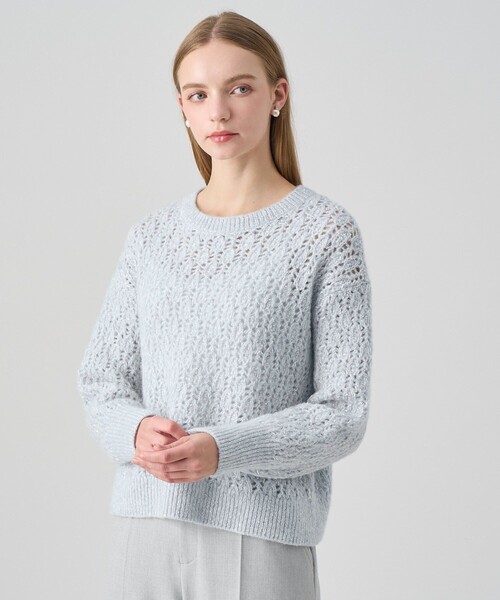 ＡＮＡＹＩ　ニット ANAYI（アナイ） ニット セーター ダイヤレースワイド プルオーバー