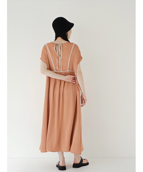 「JUMELLE」 半袖ワンピース SMALL サーモンピンク レディース_画像6