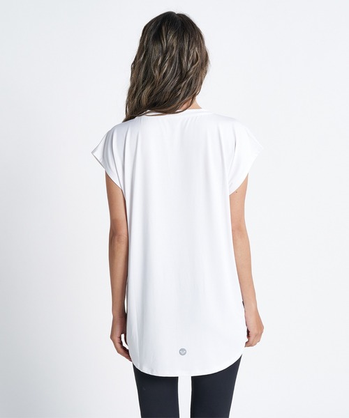 「ROXY」 ノースリーブトップス LARGE パープル レディース_画像2