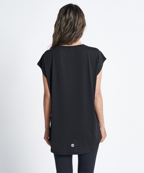 「ROXY」 ノースリーブトップス LARGE パープル レディース_画像3