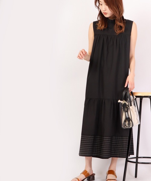 「Anna Nicola」 ノースリーブワンピース 38 ロイヤルブルー レディース_画像2