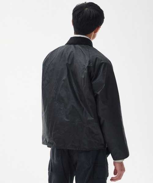 ブルゾン アウター Barbour Transport Wax Short Jacket（バブアー トランスポート ワックス ショート ジャケット）の画像