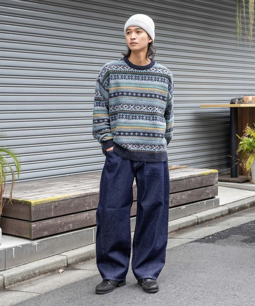 RAGEBLUE（レイジブルー） セーター ニット FAIR ISLE PATTERN MALL