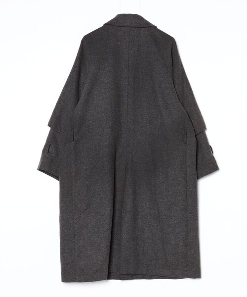 Casper John（キャスパージョン） コート MEDIUM ブラック メンズ