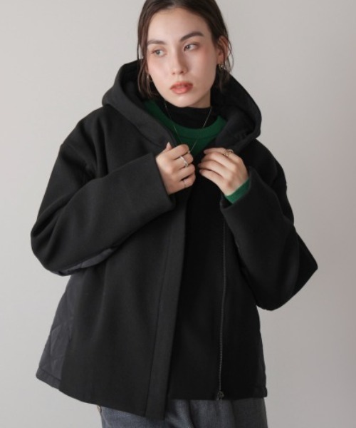 Bou Jeloud（ブージュルード） コート アウター メルトン中綿切替