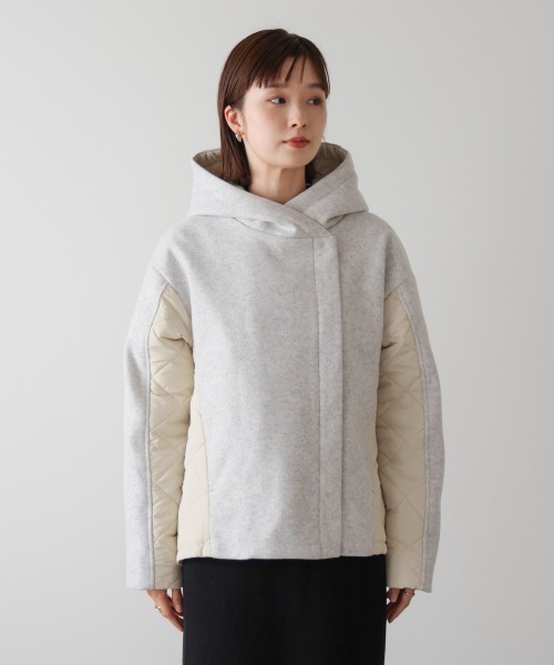 Bou Jeloud（ブージュルード） コート アウター メルトン中綿切替