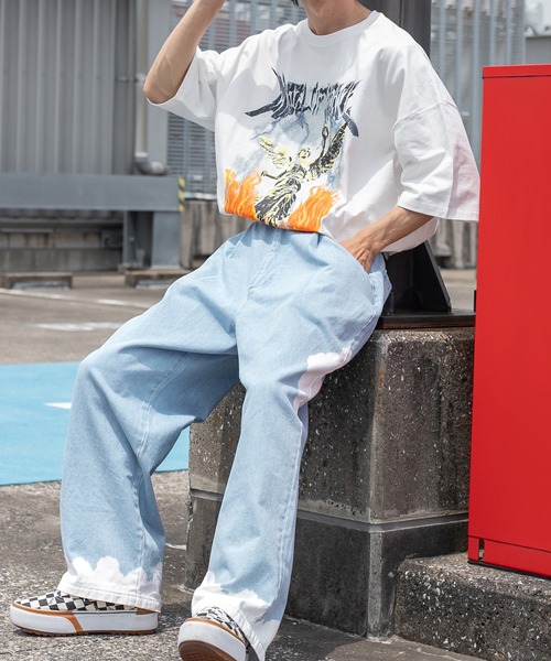 「Perushu」 半袖Tシャツ MEDIUM ホワイト メンズ_画像6