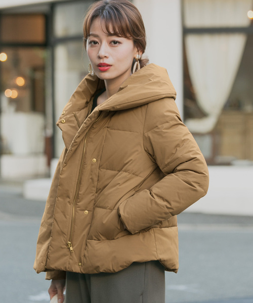 URBAN RESEARCH Sonny Label ダウンジャケット 38 キャメル レディース