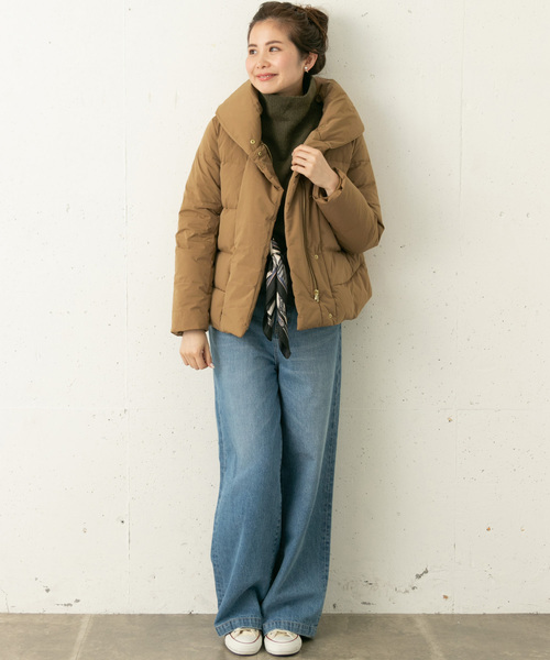 URBAN RESEARCH Sonny Label ダウンジャケット 38 キャメル レディース