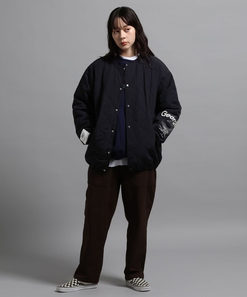 George's ブルゾン アウター キルティングアートブルゾン メンズ