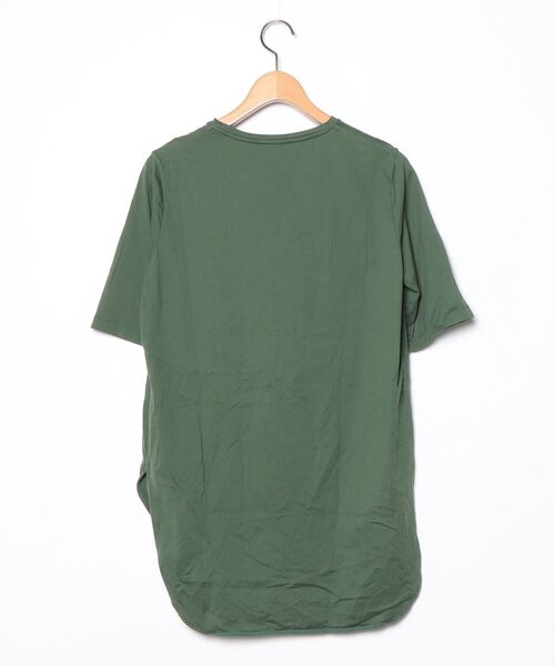 「ATON」 半袖Tシャツ 2 グリーン メンズ_画像2
