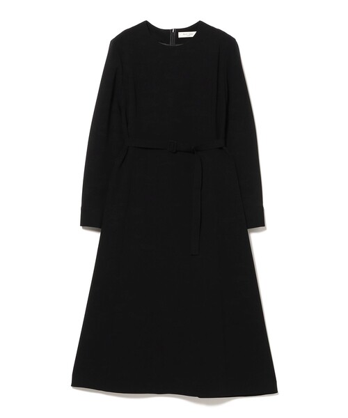 トリアセベルテッドワンピース ブラック Demi-Luxe BEAMS 新品同様 Demi-Luxe BEAMS（デミルクス ビームス） パーティードレス ワンピース