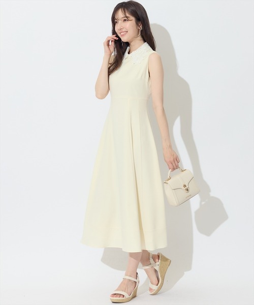 「SWINGLE」 ノースリーブワンピース FREE ブラック レディース_画像3