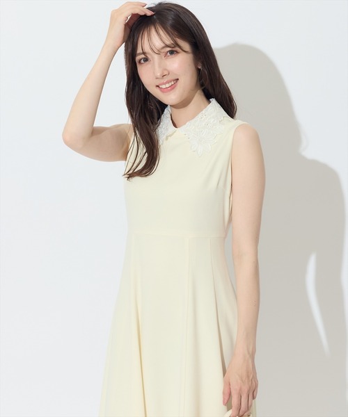 「SWINGLE」 ノースリーブワンピース FREE ブラック レディース_画像5