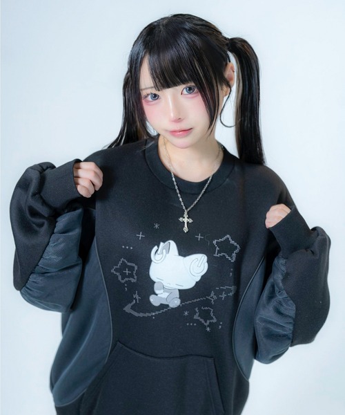 Re：CRYPT（リクリプト） トレーナー スウェット 裏起毛 切り替え