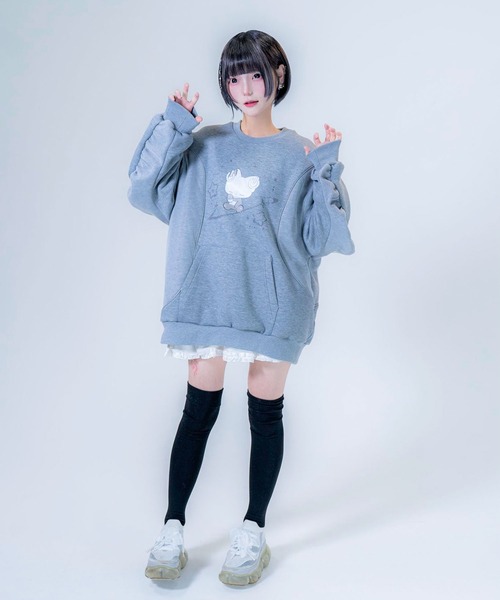 Re：CRYPT（リクリプト） トレーナー スウェット 裏起毛 切り替え