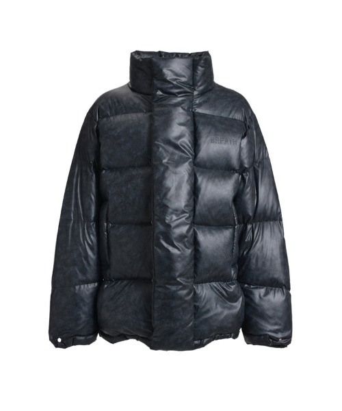 BREATH ダウンジャケット ダウン TRANSFER LEATHER DOWN メンズ