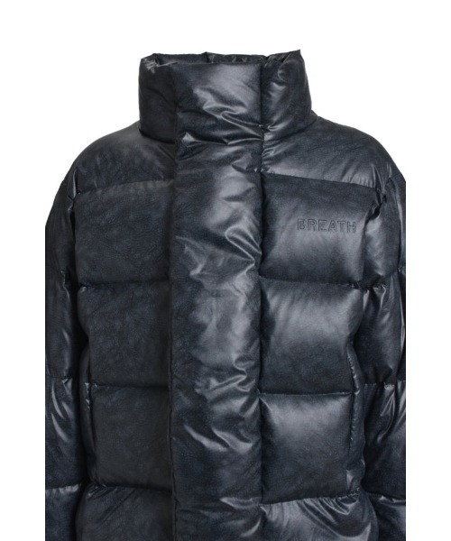 BREATH ダウンジャケット ダウン TRANSFER LEATHER DOWN メンズ
