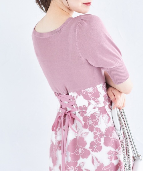 「tocco closet」 ドッキングワンピース M ピンク レディース_画像3