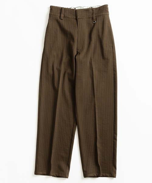 「MUHET」 スラックス X-LARGE チャコールグレー レディース_画像3