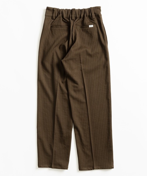 「MUHET」 スラックス X-LARGE チャコールグレー レディース_画像4