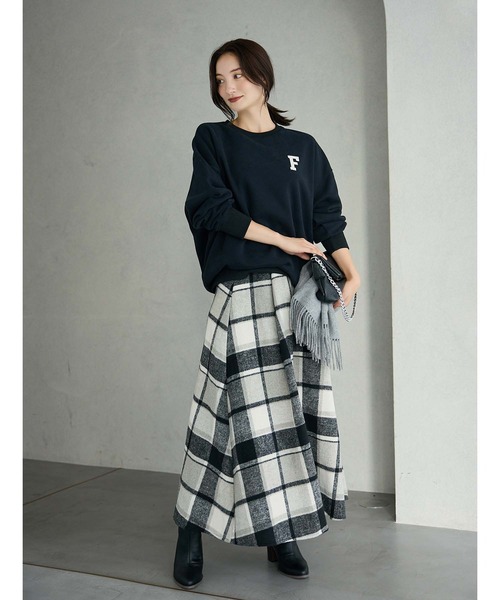 「fifth」 ニットスカート S ベージュ レディース_画像9