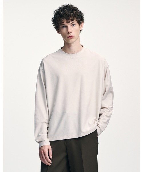 SOPHNET.（ソフネット） tシャツ DOUBLE LOCK STITCH L/S TEE メンズ