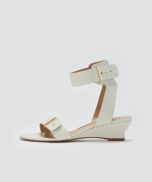 サンダル DARI ウェッジソール サンダル 4.0cm OFF WHITE レディースの画像