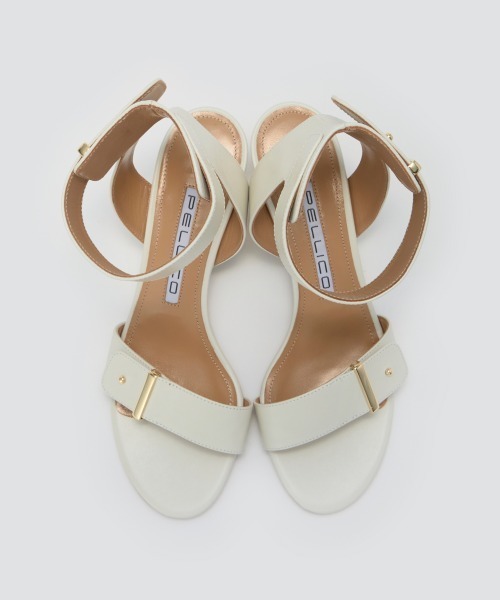 サンダル DARI ウェッジソール サンダル 4.0cm OFF WHITE レディースの画像